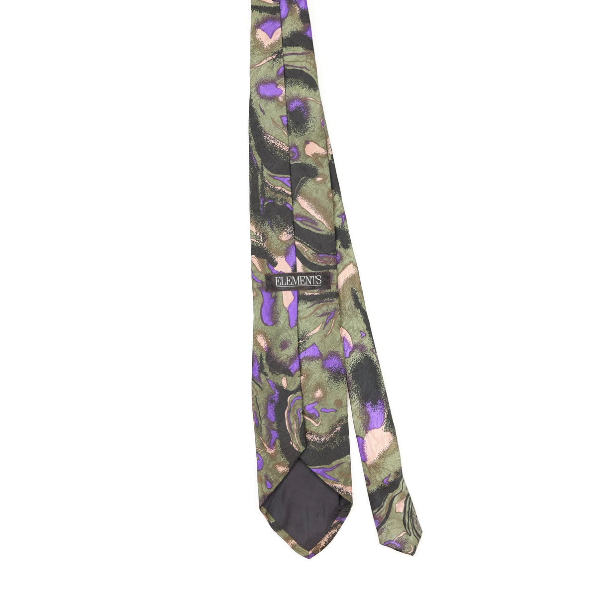 Back of Vintage 1990's Abstract Patterned Tie
