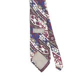Back Back Detail of Vintage 1990's Robert Talbott Geometric Patterned Tie
