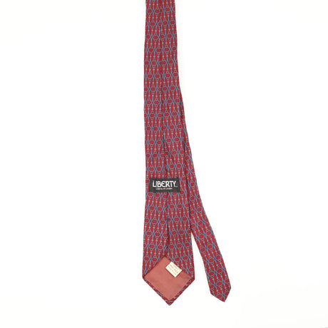 Back of Vintage 1990's Liberty of London Geometric Patterned Tie