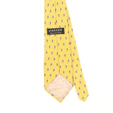 Back Detail of Vintage 1990's Jaeger Geometric Patterned Tie