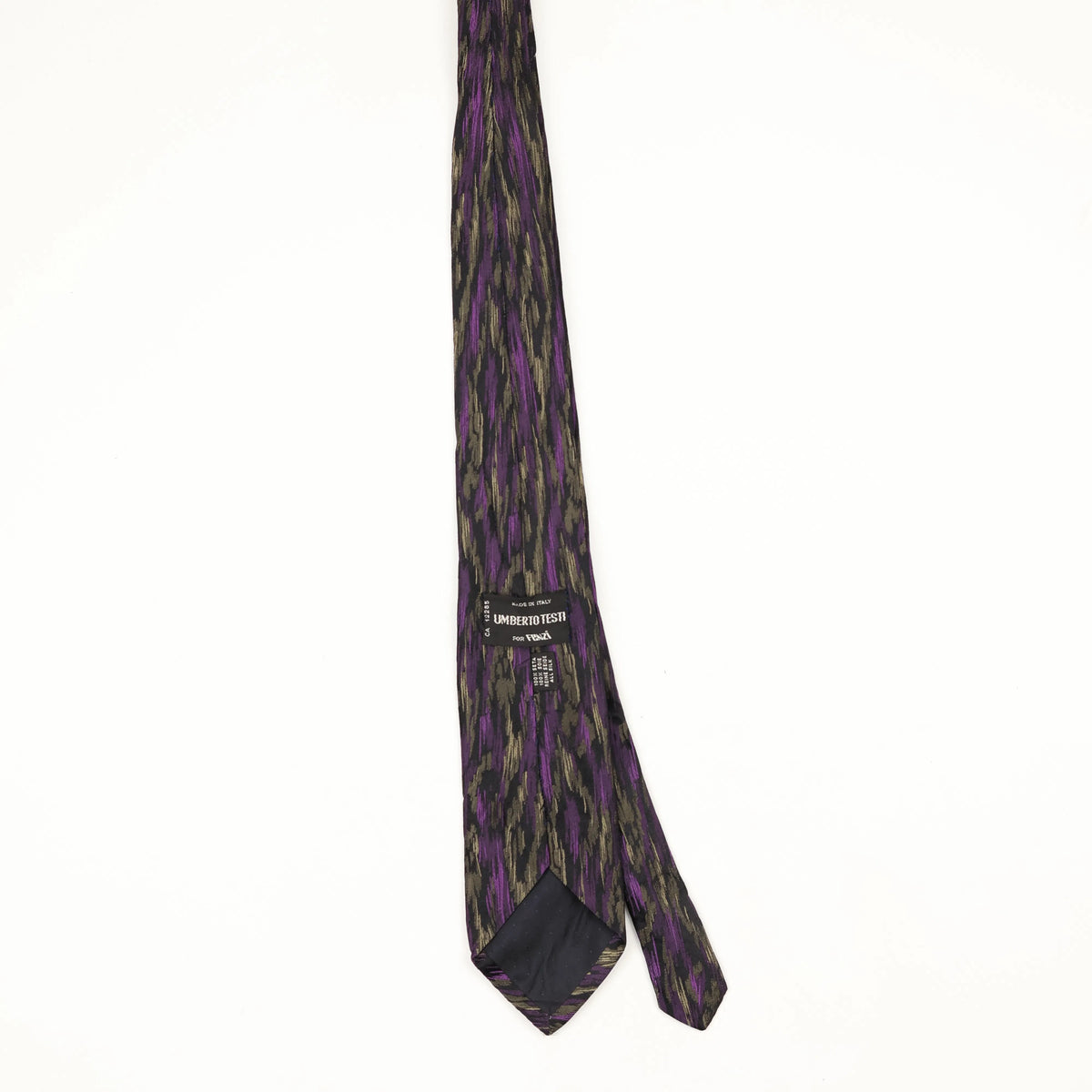Back Back of Vintage 1990's Abstract Patterned Tie