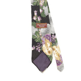 Back Detail of Vintage 1990's Floral Patterned Tie