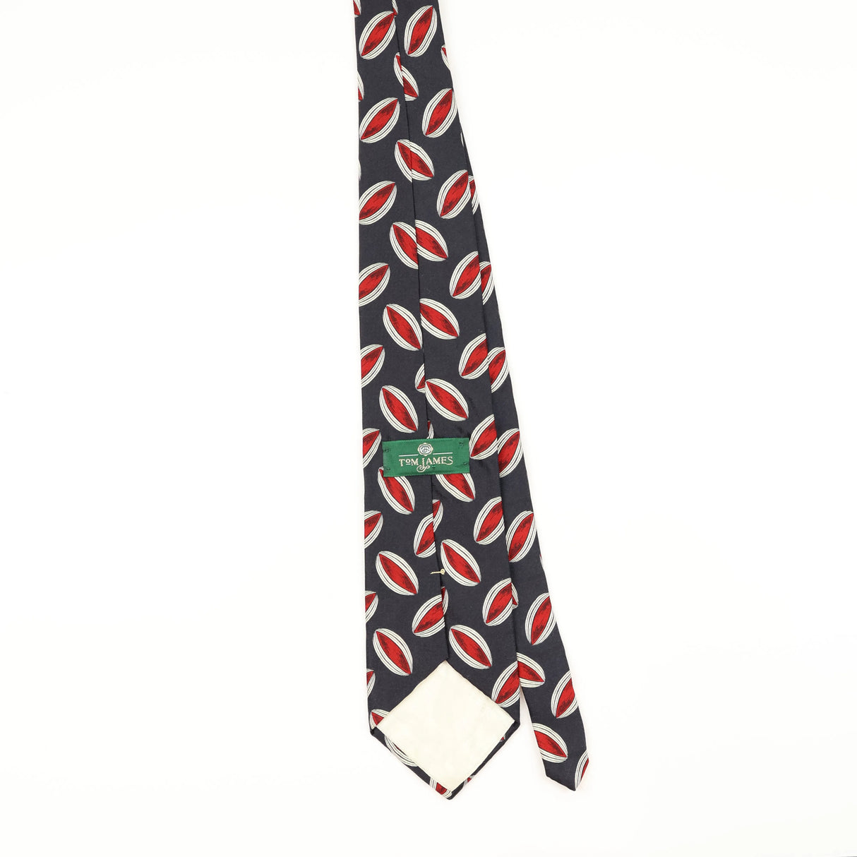 Back of Vintage 1990's Geometric Patterned Tie