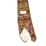 Back Back Detail of Vintage 1980's Liberty of London Paisley Patterned Tie