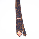 Back Back of Vintage 1990's Ted Baker Paisley Patterned Tie