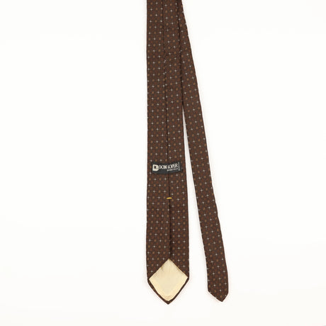 Back of Vintage Don Loper Geometric Patterned Tie