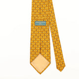Back Detail of Vintage 1990's Tie Rack Charleston Geometric Patterned Tie
