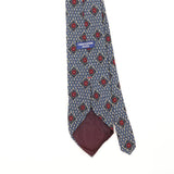 Back Detail of Vintage 1990's Geometric Patterned Tie