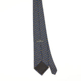 Back Back of Vintage 1990's Ermenegildo Zegna Geometric Patterned Tie