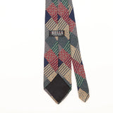 Back Detail of Vintage Check Patterned Tie