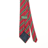 Back Back Detail of Vintage 1990's Benetton Striped Patterned Tie