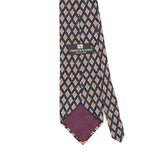Back Back Detail of Vintage 1990's Pierre Balmain Diamonds Geometric Patterned Tie