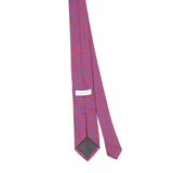 Back Back of Vintage Calvin Klein Polka Dot Patterned Tie