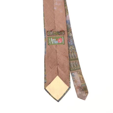 Back Detail of Vintage 1990's Tie Rack Art Of Ties Abstract Patterned Tie