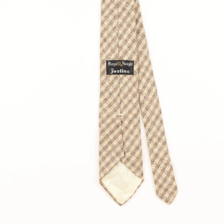 Back Detail of Vintage Striped Patterned Tie