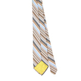Back Back of Vintage 1970's Union Made Striped Patterned Tie