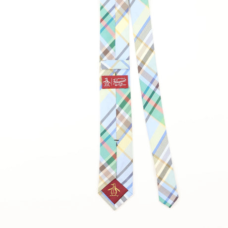 Back Detail of Vintage Penguin Check Patterned Tie