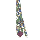 Back Back of Vintage 1990's Floral Patterned Tie