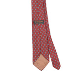 Back Back Detail of Vintage 1990's Yves Saint Laurent Geometric Patterned Tie