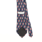 Back Detail of Vintage 1990's Pierre Cardin Geometric Patterned Tie