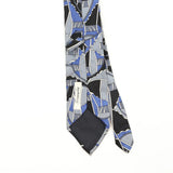 Back Back Detail of Vintage 1990's Martin Wong Screenplay Abstract Patterned Tie