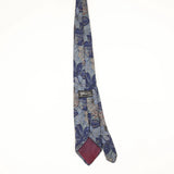 Back Back of Vintage 1990's Floral Patterned Tie
