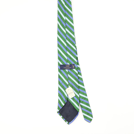 Back Back of Vintage 1990's Brooks Brothers BNWT Striped Patterned Tie