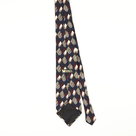 Back of Vintage 1990's Wembley Geometric Patterned Tie