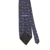 Back Detail of Vintage 1990's Geometric Patterned Tie
