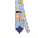 Back Detail of Vintage 1990's Thomas Pink Geometric Patterned Tie
