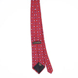 Back Back of Vintage 1990's Squares Geometric Patterned Tie