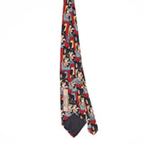 Back Back of Vintage 1990's Picasso Cubism Abstract Patterned Tie