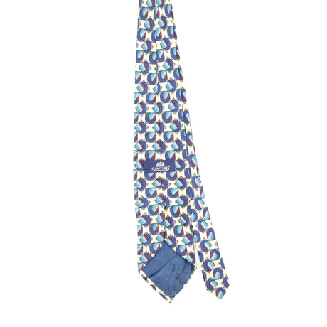 Back Back of Vintage 1990's Stafford Geometric Patterned Tie