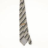 Back Back of Vintage 1990's J.Ferrar Geometric Patterned Tie