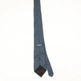 Back Back of Vintage 1990's Oscar De La Renta Geometric Patterned Tie
