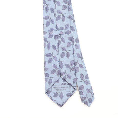 Back Detail of Vintage 1990's Dunhill Floral Patterned Tie