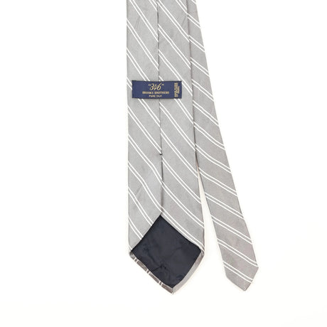 Back Back Detail of Vintage 1990's Brooks Brothers Striped Patterned Tie