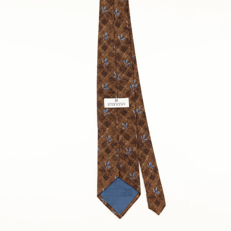 Back of Vintage 1990's Givenchy Geometric Patterned Tie