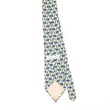 Back Back of Vintage 1990's Pierre Cardin Geometric Patterned Tie