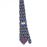 Back Back of Vintage 1990's Rectangles Geometric Patterned Tie