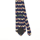 Back Detail of Vintage Alexander Julian Geometric Patterned Tie