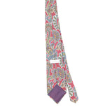 Back Back of Vintage 1990's Van Heusen Paisley Patterned Tie