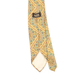 Back Back Detail of Vintage 1980's Wembley Geometric Patterned Tie