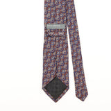 Back Detail of Vintage Perry Ellis Geometric Patterned Tie