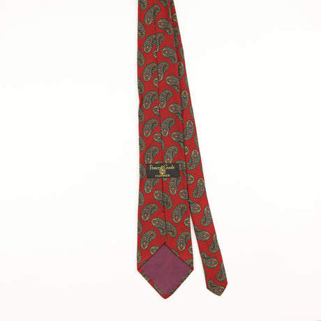 Back of Vintage 1990's Paisley Patterned Tie