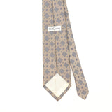 Back Back Detail of Vintage 1990's Oleg Cassini Geometric Patterned Tie