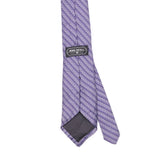 Back Back Detail of Vintage 1990's Bruno Piattelli Geometric Patterned Tie
