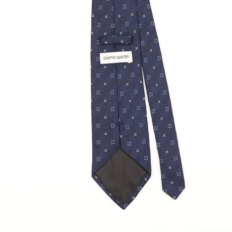 Back Detail of Vintage Pierre Cardin Geometric Patterned Tie