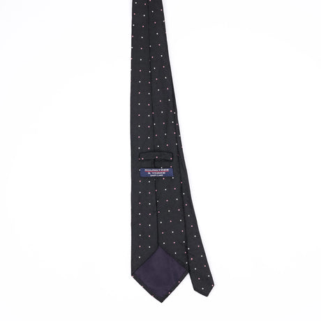 Back Back of Vintage Roundtree & Yorke Polka Dot Patterned Tie