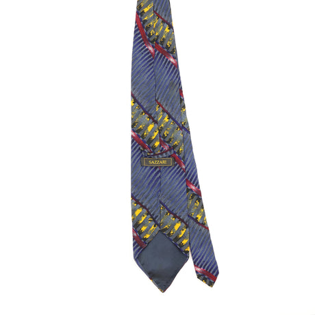 Back Back of Vintage 1990's Abstract Patterned Tie